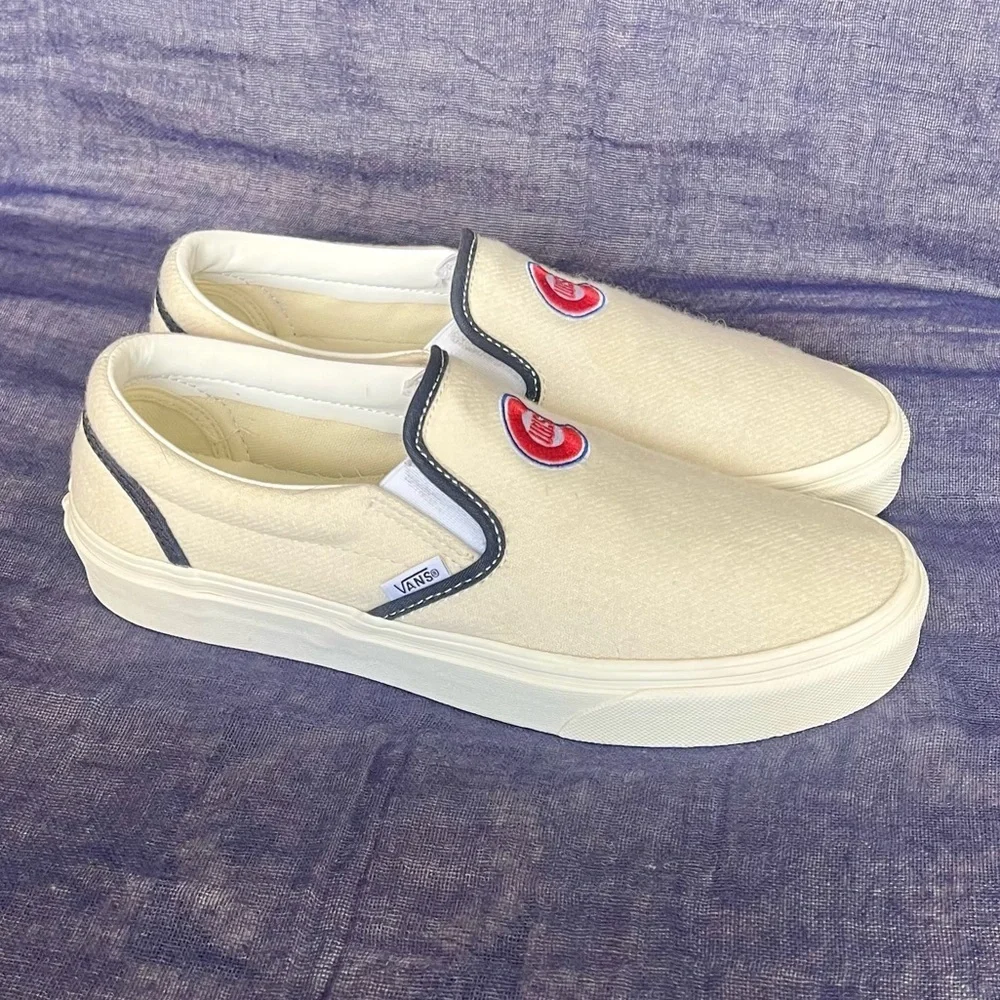 Vans Cubs Classic Slip On Wool Shoes